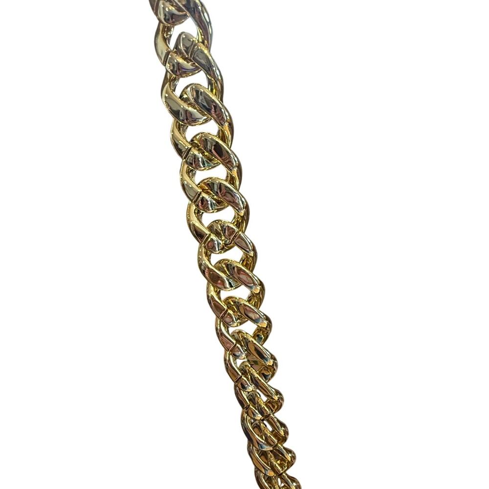 Extra Chunky Gold Acrylic Crossbody Chain! 48" Long*Wallet on Chain or Crossbody - Picture 3 of 3